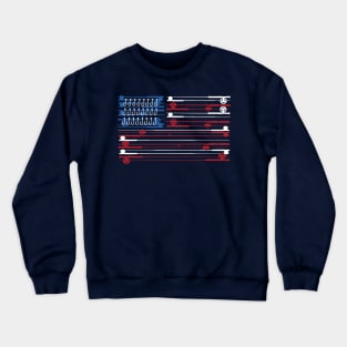 Fishing Rods American Flag Crewneck Sweatshirt